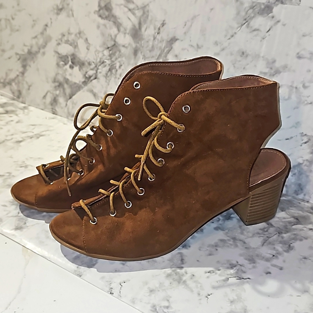 Lace up heels